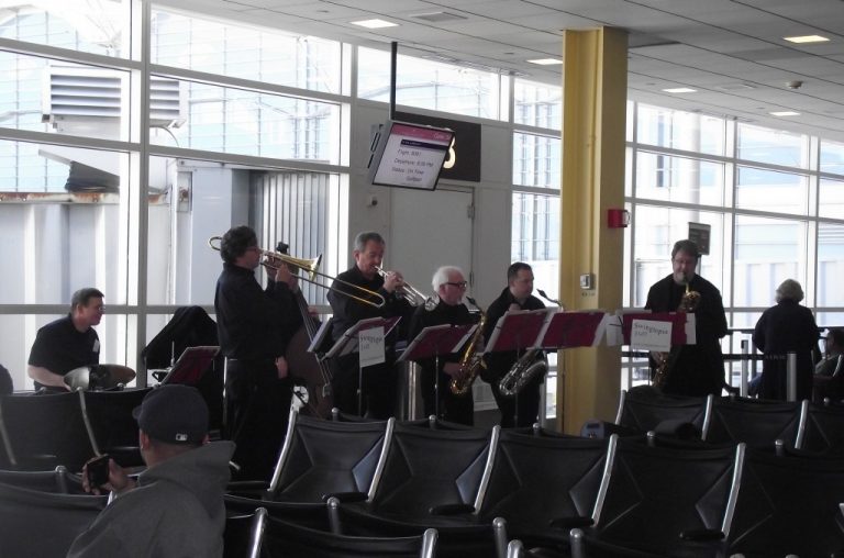 Have You Ever Heard A Live Band At Your Gate At An Airport?