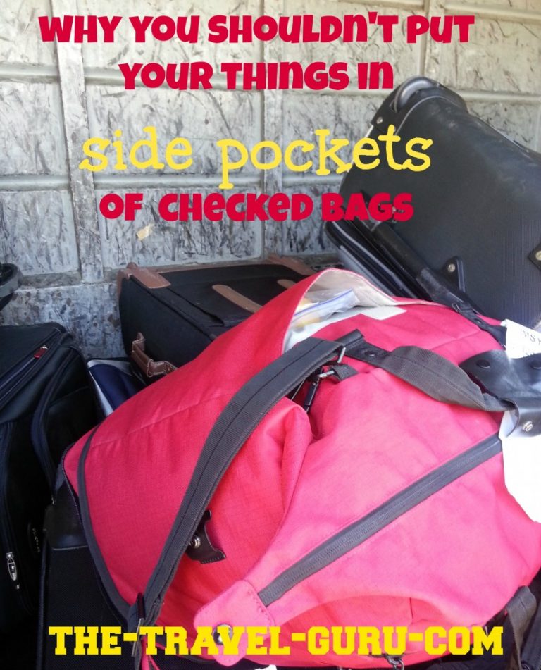 Why You Shouldn't Pack Things In The Side Pockets Of Your Checked Bags