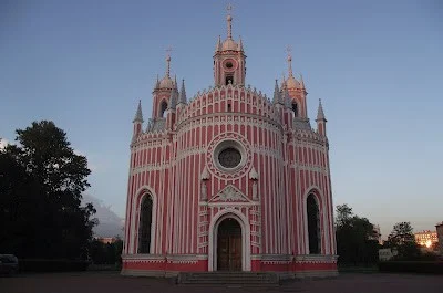 Chesme Church In St. Petersburg, Russia